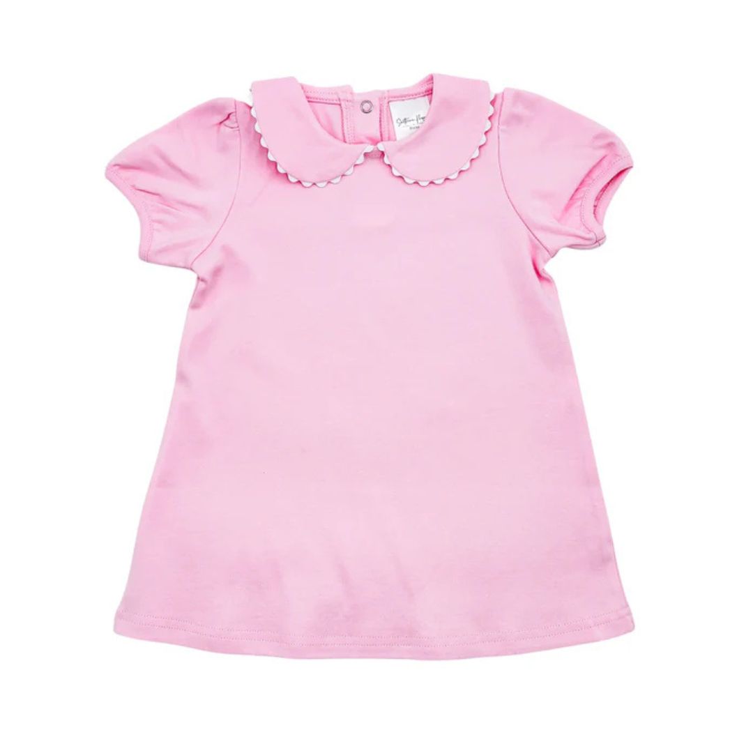 St. Patrick's Day Scalloped Collar Dress