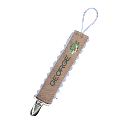 Embroidered Paci Clip