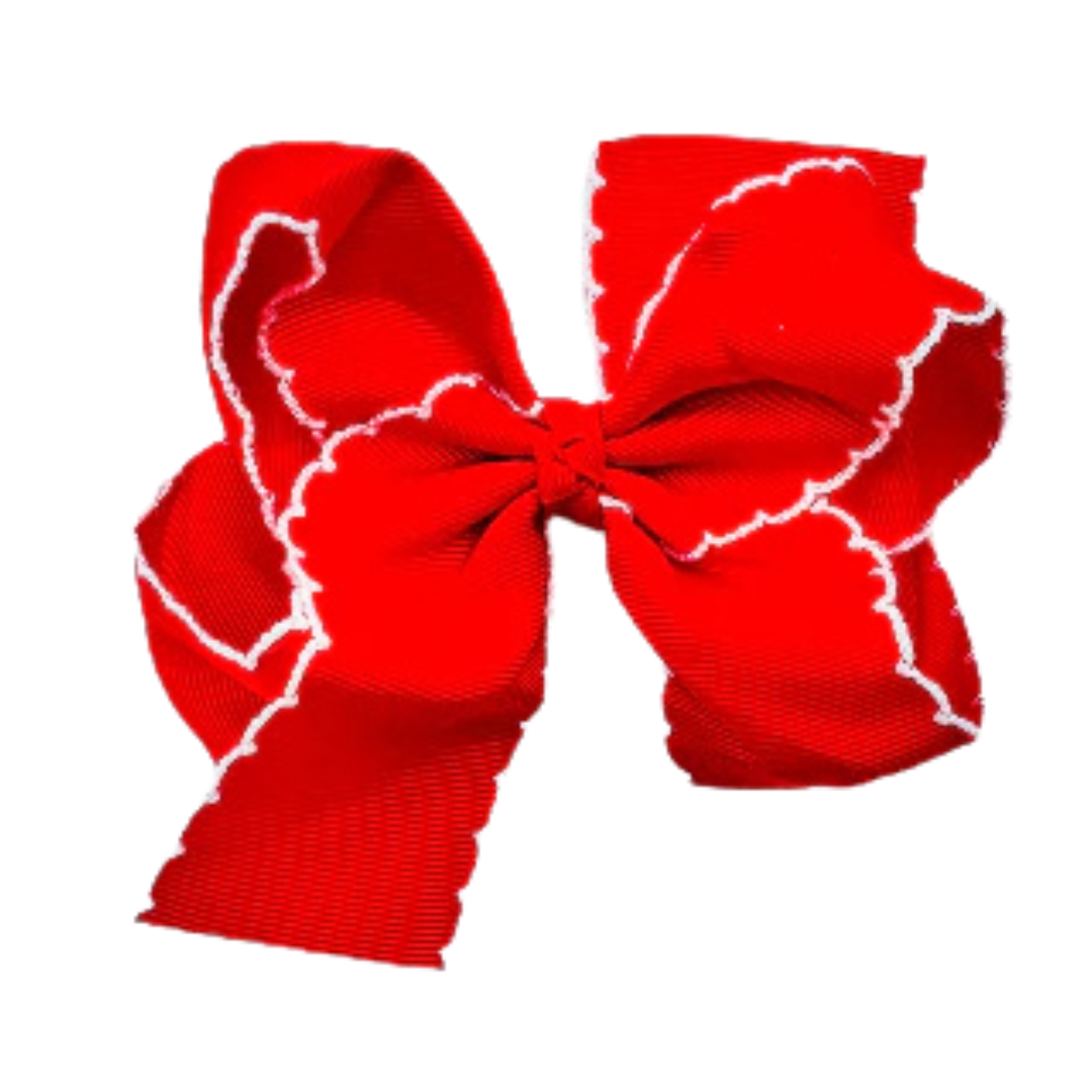 Custom Embroidery Hair Bows