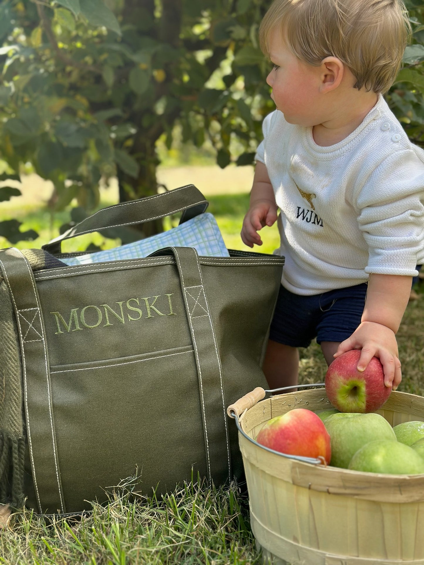 Coated Canvas Maxi Tote