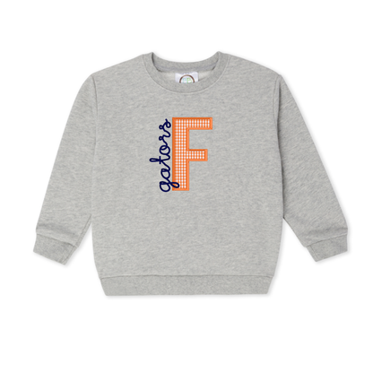 Kids Applique Game Day Sweatshirt