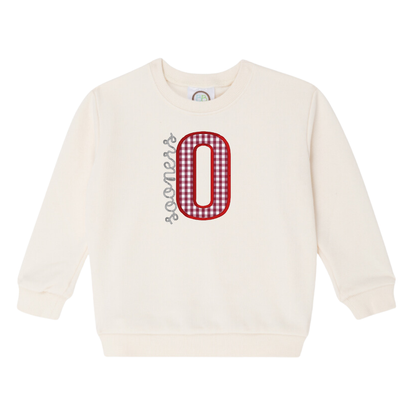 Kids Applique Game Day Sweatshirt