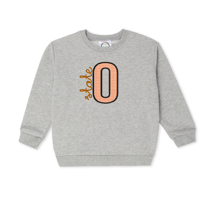 Kids Applique Game Day Sweatshirt