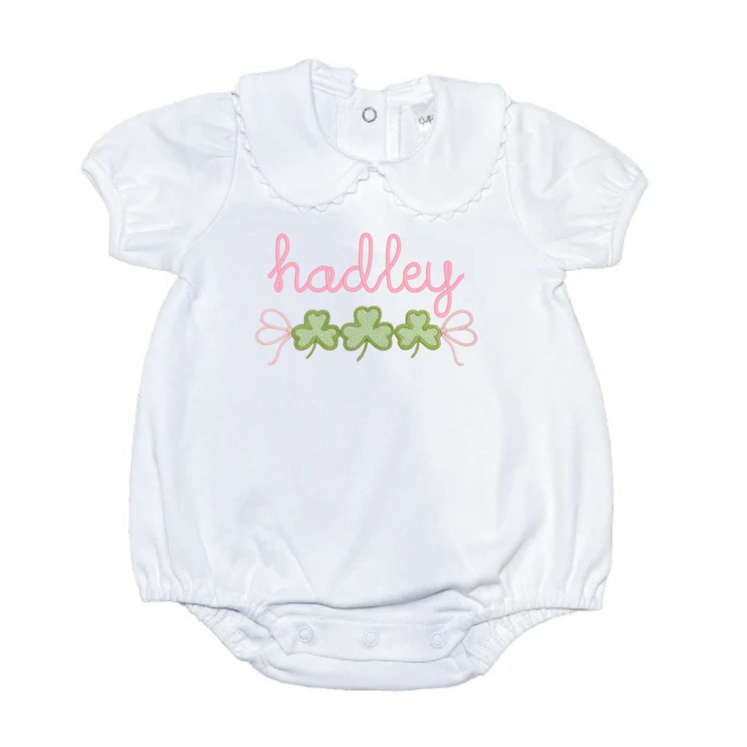 St. Patrick's Day Scalloped Collar Bubble