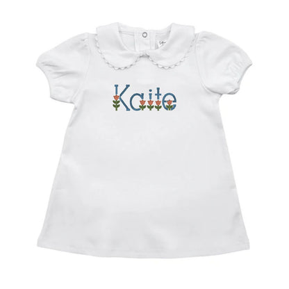 St. Patrick's Day Scalloped Collar Dress