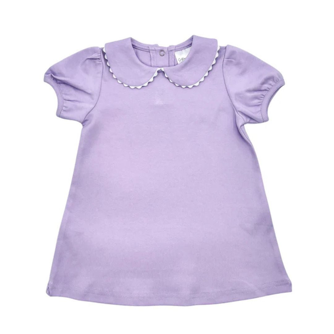 St. Patrick's Day Scalloped Collar Dress