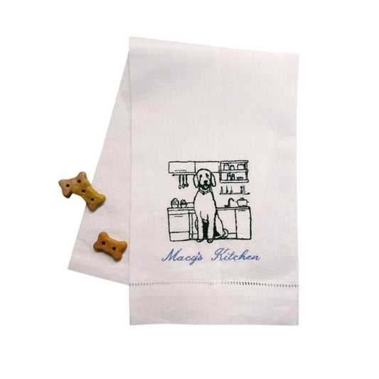 Custom Embroidered Tea Towel