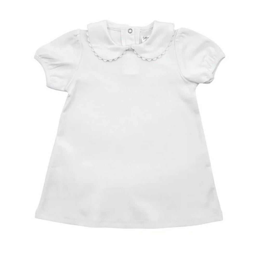 St. Patrick's Day Scalloped Collar Dress