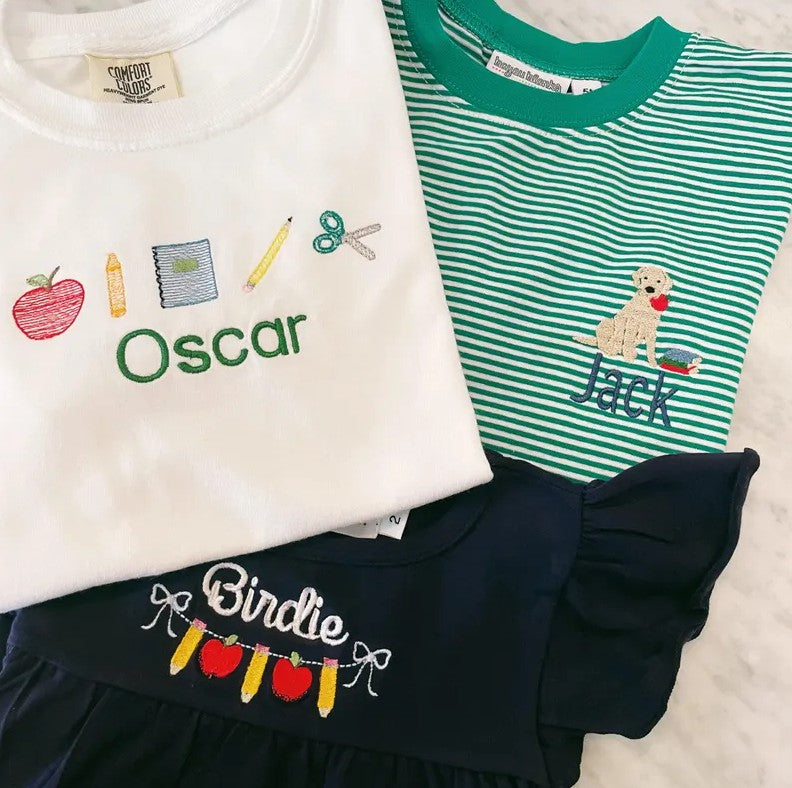 Back to School Comfort Colors Kids T-Shirts