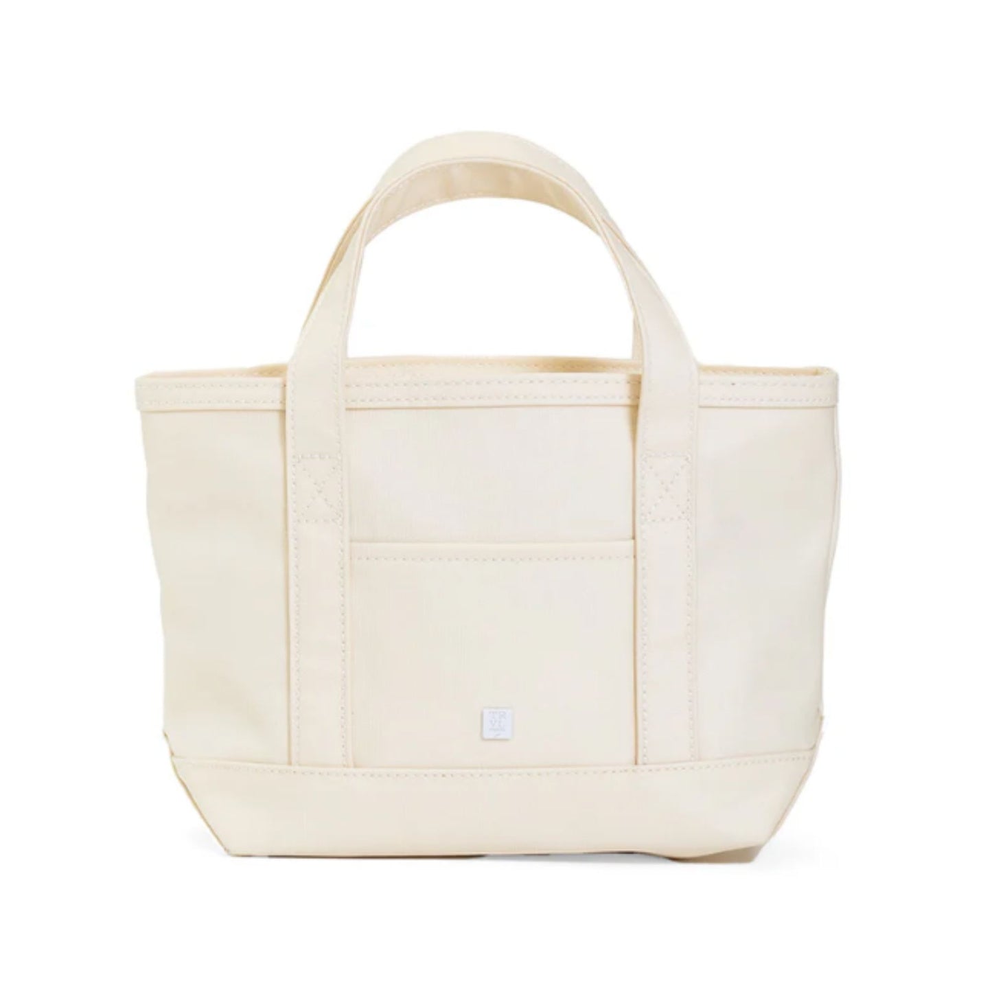 Small beige canvas tote