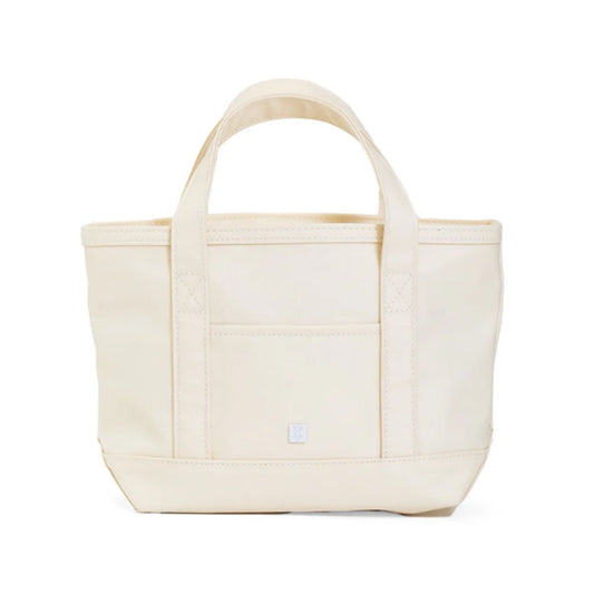 Small beige canvas tote