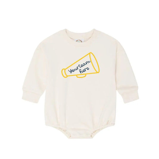 Toddler Megaphone Game Day Sweatshirt Bubble