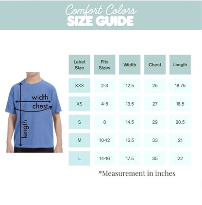 4th of July Comfort Colors Kids T-Shirts